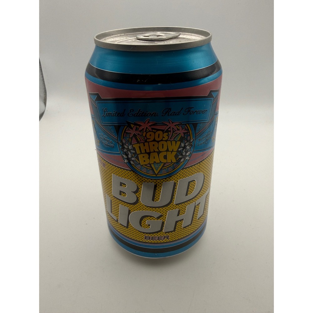 Bud Light 90s Throwback Limited Edition Rad Forever 12oz Can Unopened